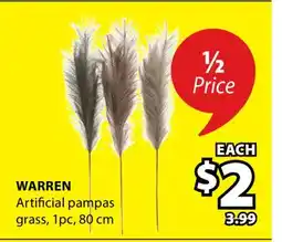 JYSK Warren Artificial pampas grass offer