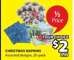 JYSK Christmas Napkins offer