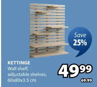 JYSK Kettinge Wall shelf offer