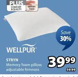 JYSK Stryn Memory foam pillow offer