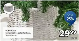 JYSK PONEROSA Christmas tree collar, foldable offer
