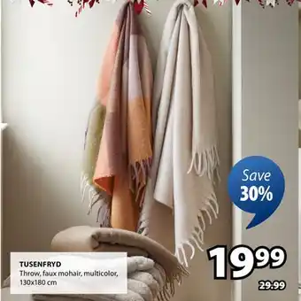 JYSK Tusenfryd Throw offer