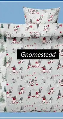 JYSK Flannel Duvet Cover Set Gnomestead offer