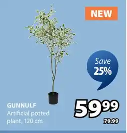 JYSK Gunnulf Artificial potted plant offer
