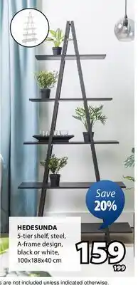 JYSK HEDESUNDA 5-tier shelf offer