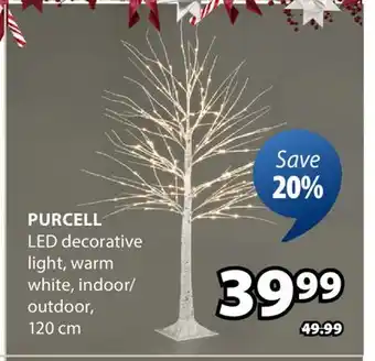 JYSK Purcell LED decorative light offer