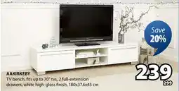 JYSK AAKIRKEBY TV bench offer