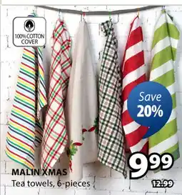 JYSK Malin Xmas Tea towels offer