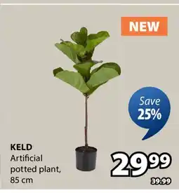 JYSK Keld Artificial potted plant offer