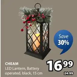 JYSK CHEAM LED Lantern offer