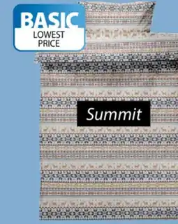JYSK Summit Flannel Duvet Cover Set offer