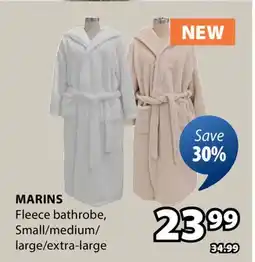 JYSK Marins Fleece bathrobe offer