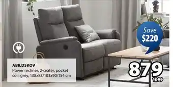 JYSK Abildskov Power recliner offer