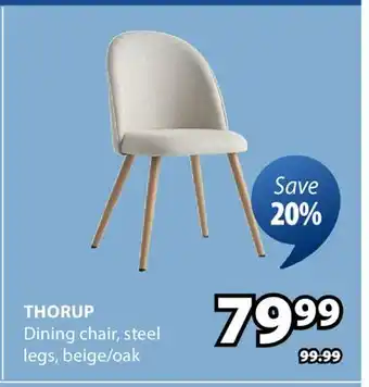 JYSK Thorup Dining chair offer