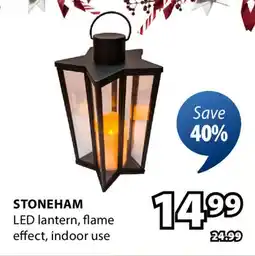 JYSK STONEHAM LED lantern offer