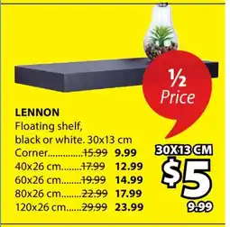 JYSK LENNON Floating shelf offer