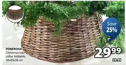 JYSK Ponerosa Christmas tree collar offer
