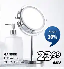 JYSK Gander LED mirror offer