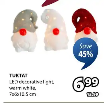 JYSK Tuktat Led decorative light offer