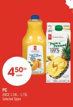 Shoppers Drug Mart PC JUICE offer