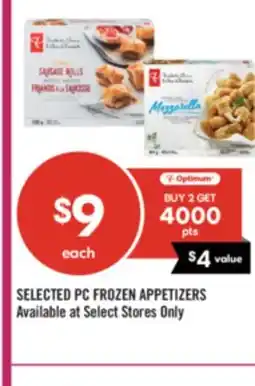 Shoppers Drug Mart SELECTED PC FROZEN APPETIZERS offer