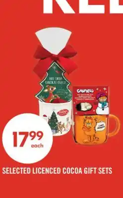 Shoppers Drug Mart SELECTED LICENCED COCOA GIFT SETS offer