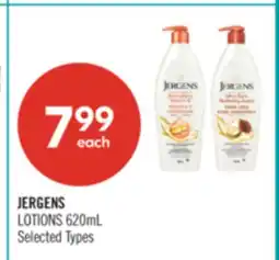 Shoppers Drug Mart JERGENS LOTIONS offer