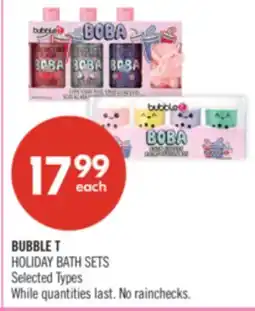 Shoppers Drug Mart BUBBLE T HOLIDAY BATH SETS offer