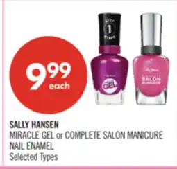 Shoppers Drug Mart SALLY HANSEN MIRACLE GEL or COMPLETE SALON MANICURE NAIL ENAMEL offer