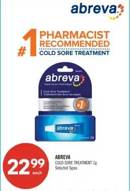 Shoppers Drug Mart ABREVA COLD SORE TREATMENT offer