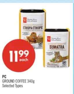 Shoppers Drug Mart PC GROUND COFFEE offer
