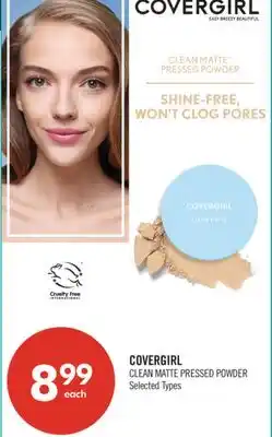 Shoppers Drug Mart COVERGIRL CLEAN MATTE PRESSED POWDER offer