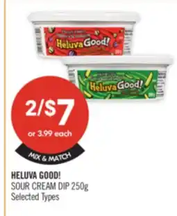 Shoppers Drug Mart HELUVA GOOD! SOUR CREAM DIP offer