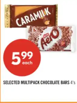 Shoppers Drug Mart SELECTED MULTIPACK CHOCOLATE BARS offer
