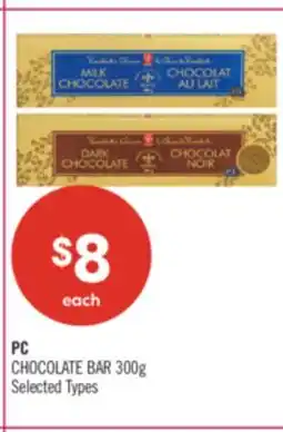 Shoppers Drug Mart PC CHOCOLATE BAR offer