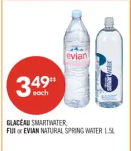 Shoppers Drug Mart GLACÉAU SMARTWATER, FIJI or EVIAN NATURAL SPRING WATER offer