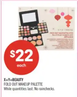 Shoppers Drug Mart X+Y=BEAUTY FOLD OUT MAKEUP PALETTE offer