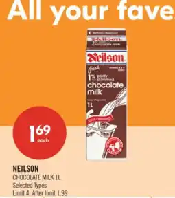 Shoppers Drug Mart NEILSON CHOCOLATE MILK 1L offer