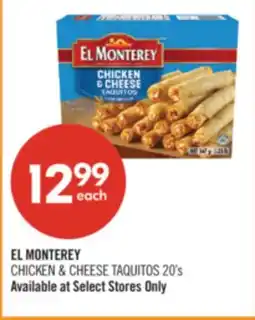 Shoppers Drug Mart EL MONTEREY CHICKEN & CHEESE TAQUITOS offer