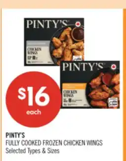 Shoppers Drug Mart PINTYS FULLY COOKED FROZEN CHICKEN WINGS offer