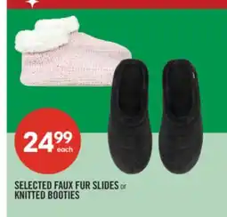 Shoppers Drug Mart SELECTED FAUX FUR SLIDES or KNITTED BOOTIES offer