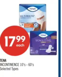 Shoppers Drug Mart TENA INCONTINENCE offer