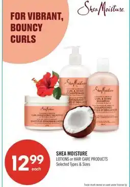 Shoppers Drug Mart SHEA MOISTURE LOTIONS or HAIR CARE PRODUCTS offer