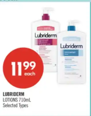 Shoppers Drug Mart LUBRIDERM LOTIONS offer