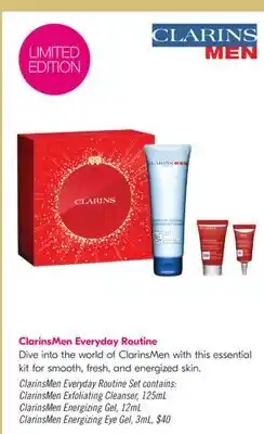 Shoppers Drug Mart ClarinsMen Everyday Routine offer