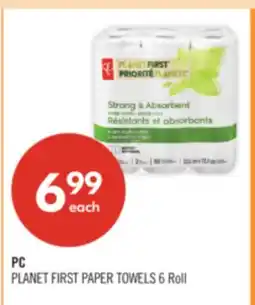 Shoppers Drug Mart PC PLANET FIRST PAPER TOWELS offer