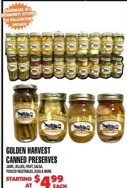 Len's Mill Stores GOLDEN HARVEST CANNED PRESERVES offer