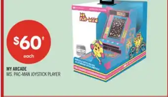 Shoppers Drug Mart MY ARCADE MS. PAC-MAN JOYSTICK PLAYER offer