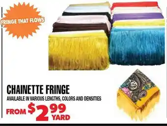 Len's Mill Stores CHAINETTE FRINGE offer
