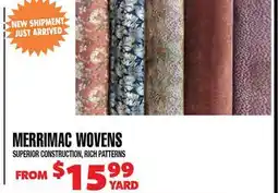 Len's Mill Stores MERRIMAC WOVENS offer